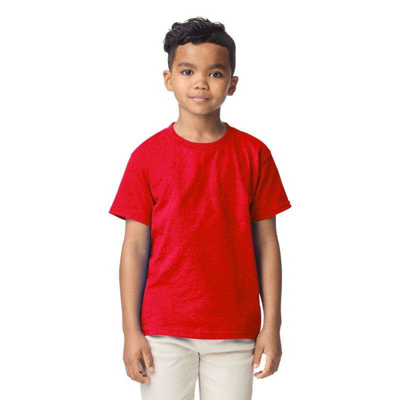 Gildan Youth DryBlend T-Shirt, Style G8000B, 2-Pack, Red, Medium - Image 2